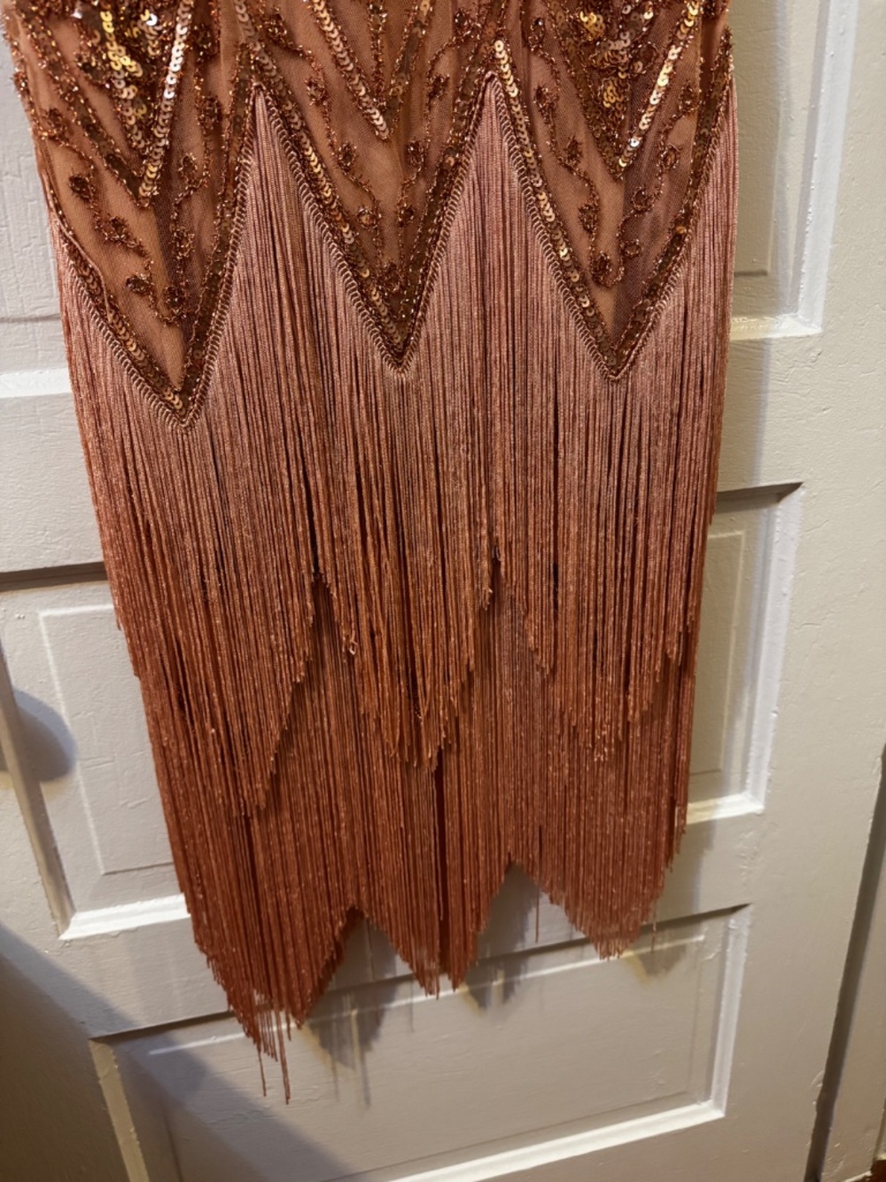 Flapper Style Beaded/ Sequin Dress - Picture 2 of 7